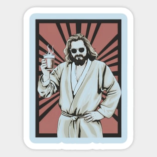 The big lebowski the dude Sticker